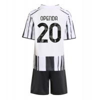 Camiseta Juventus Lois Openda #20 Primera Equipación para niños 2025-26 manga corta (+ pantalones cortos)